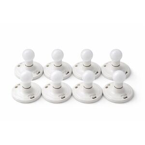 Leviton Keyless Lamp‎ Holder Lot of 8 Ceiling Light Socket White EUC